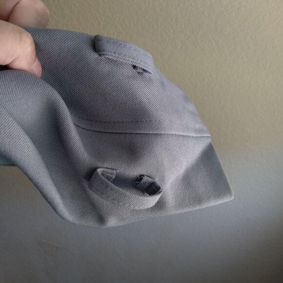 Dusty Blue Trench Coat NWT - Picture 4 of 4